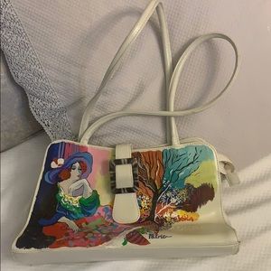 Hand painted handbag